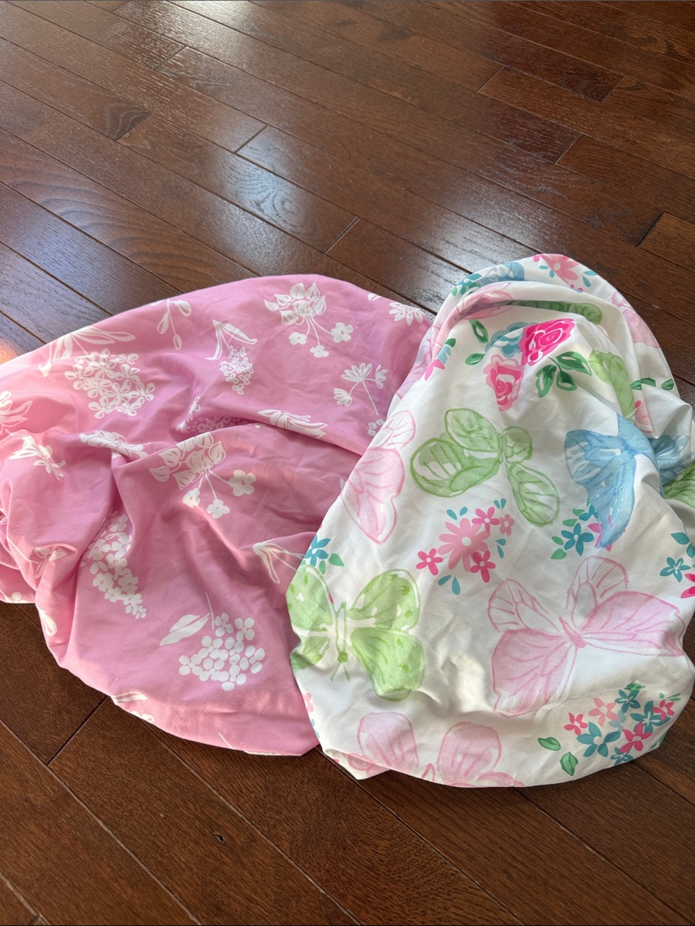 Bassinet Floral Pink & Pastel Butterfly Sheet Set